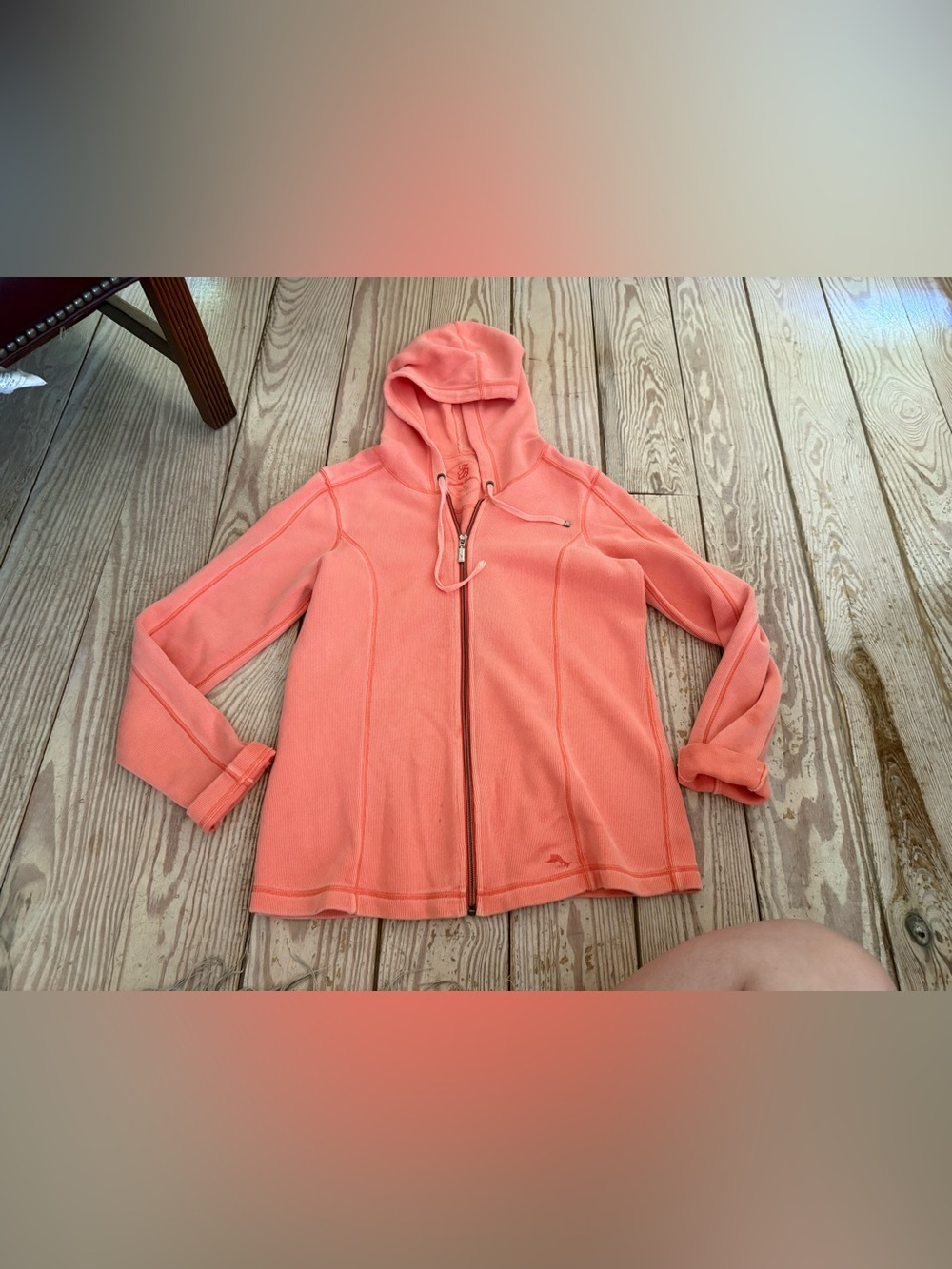 Tommy Bahama Full Zip Hoodie few spots in pics size s